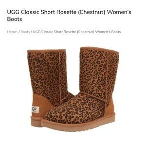 Leopard UGG boots